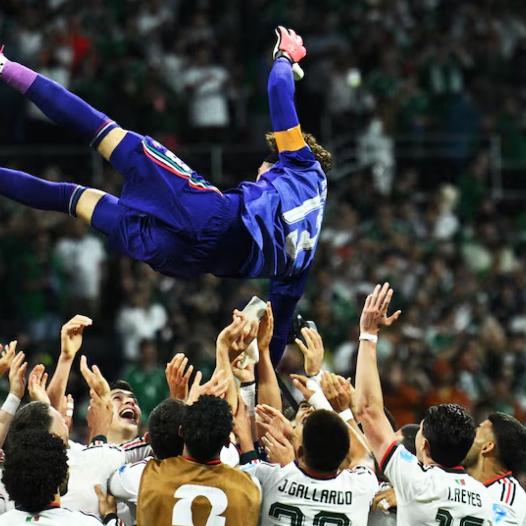 Selección Mexicana tras terminar su partido contra Chequia. Foto: Reuters